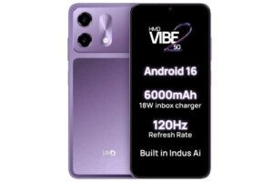 HMD Vibe 2 5G was introduced with its giant battery and 120Hz screen