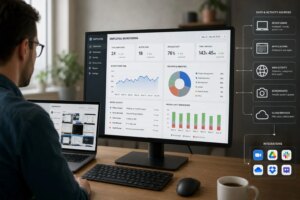 It was revealed that employee tracking applications sent data to Meta and Google