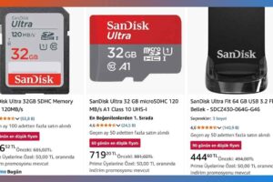 Prices of SanDisk products on Amazon dropped to 90-day low
