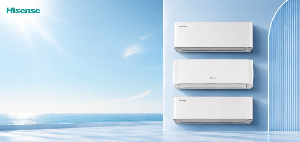 Hisense offers 18 dB silence and A+++ efficiency with its three air conditioner series in Türkiye
