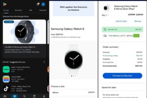 Google launched Galaxy Watch 8 in its own store