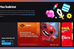 Prices of popular games dropped to 7 TL in Epic Games discount