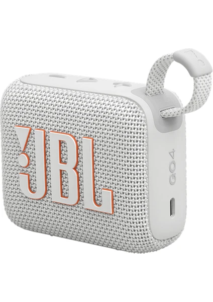JBL Go4, Bluetooth Speaker, IP67, White