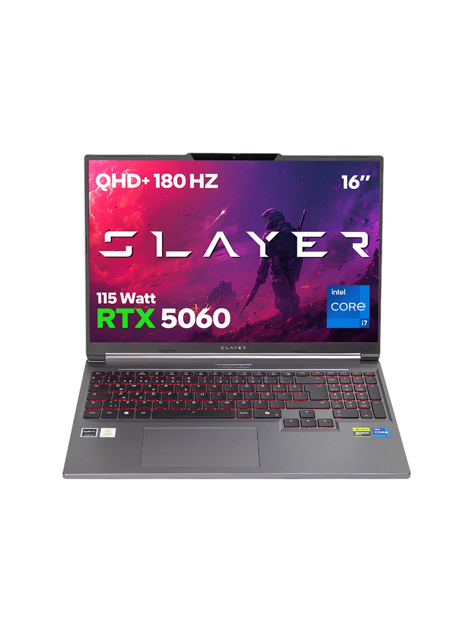 Game Garaj Slayer X7T-5060 C2 Intel Core I7 14650HX 32GB Ram 1tb SSD RTX5060 16