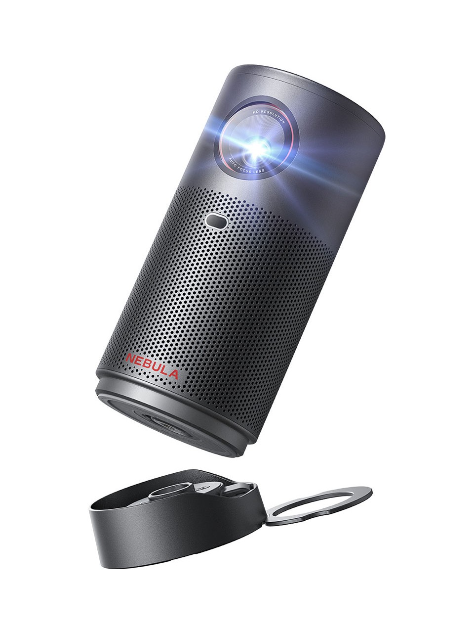 Anker Nebula Capsule Air World's Smallest Google TV Projector - Black - D4112