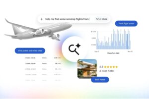 Google Search now tracks flight prices and books hotels