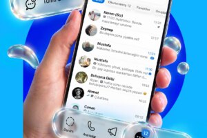 BiP brought the Liquid Glass look to the menus on iPhone