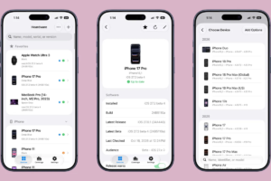 Hoardware brings together Apple device collection and software versions in one place