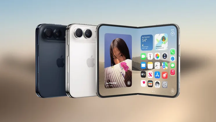 iPhone Duo's inner screen and two color options